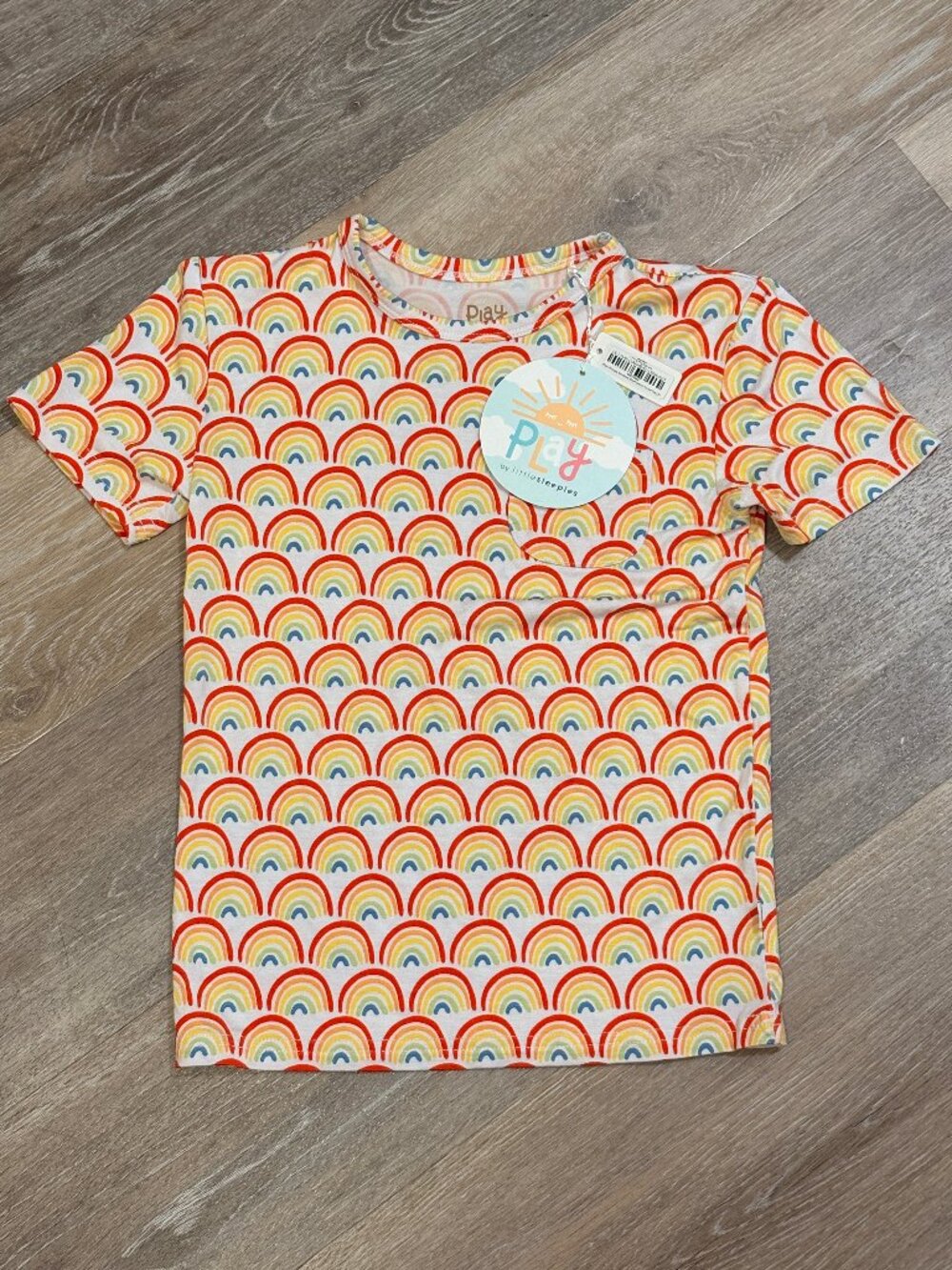 NWT Little Sleepies Rainbow T-Shirt 3T